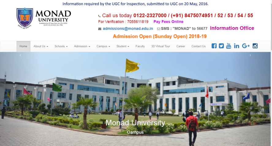 monad university - 2023 2024 Courses.Ind.In