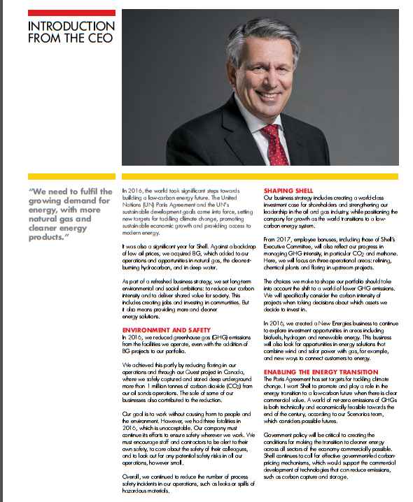 shell corporate social responsibility report 2013