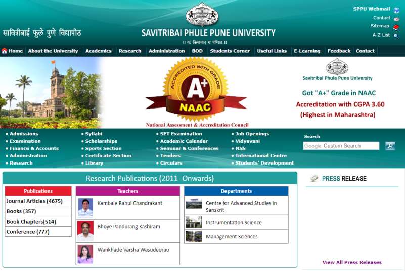 Www.Pune University Exam Time Table - 2023 2024 Courses.Ind.In
