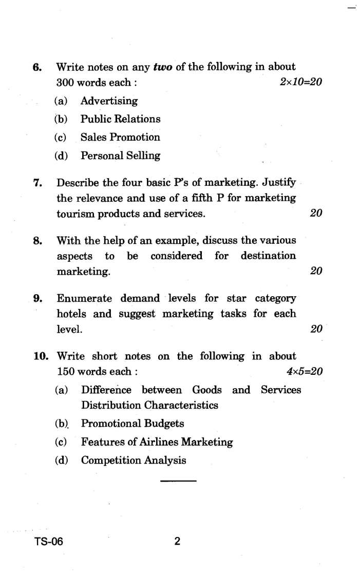tourism marketing research paper