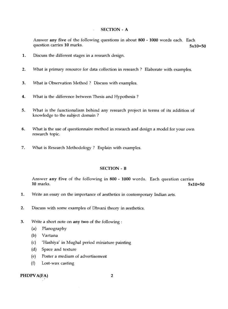ignou phd english entrance exam question papers