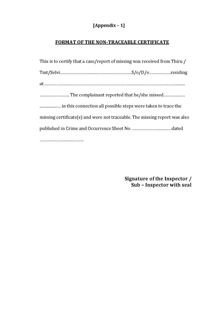 TNTEU Application Form For The Issue Of Duplicate Certificate S Tamil Nadu Teachers Education
